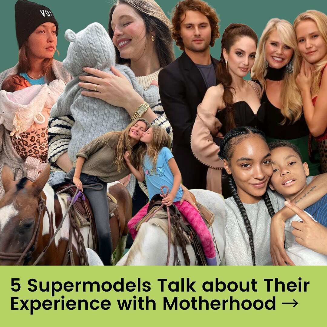 Supermodels? More like super moms! 🦸&zwj;♀️

Swipe to read about 5 of your favourite supermodels' experiences with motherhood 👩&zwj;👧&zwj;👦 

What's the best advice that you've received from your mom? Leave a comment below ⬇️