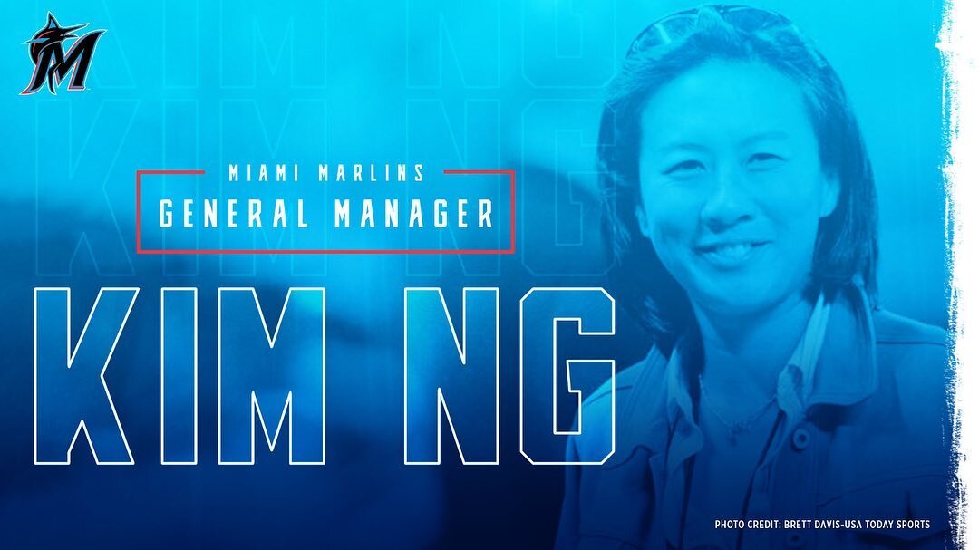 Kim Ng makes history as the first woman and first Asian-American to be named GM in the @mlb @marlins #WomenInSports #SportsBusiness