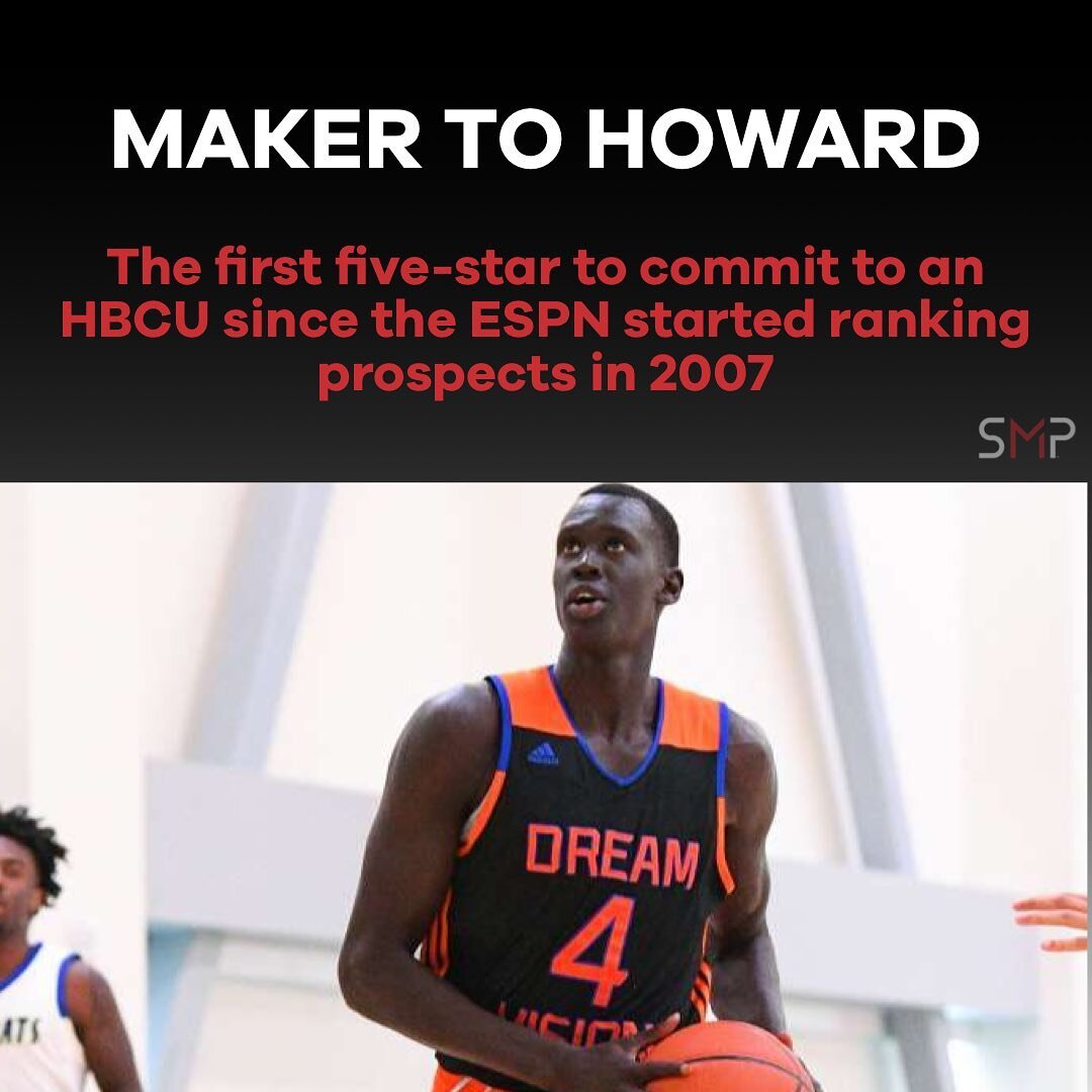 Changing the game: 5-star prospect Makur Maker commits to Howard amid offers from Kentucky, Oregon, UCLA and USC
-
Maker: &quot;I need to make the HBCU movement real so that others will follow.&quot;