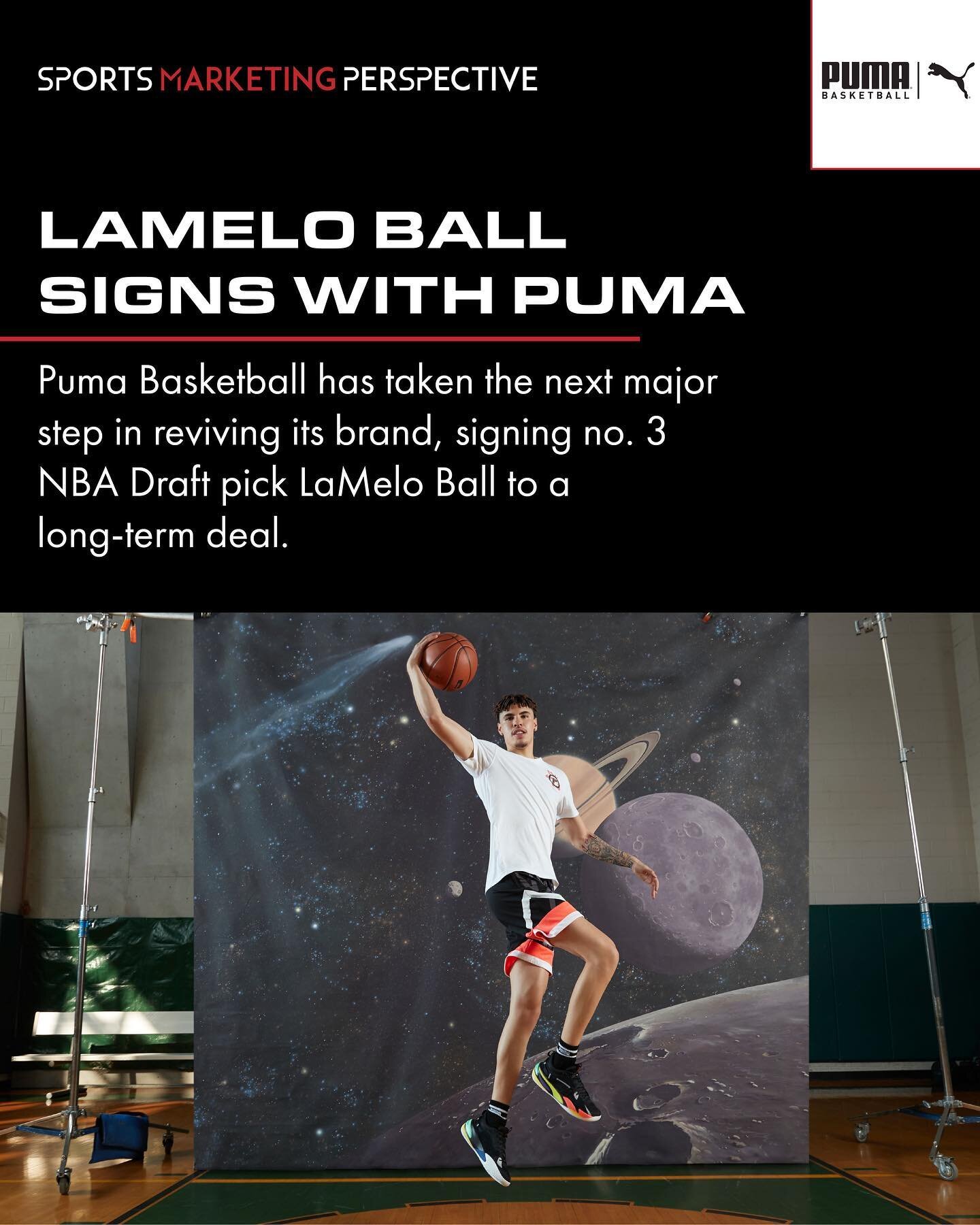 Reported in Oct., Puma Basketball reached long-term deal with now #NBADraft pick LaMelo Ball. The shoes deal is reportedly worth $100M.
-
The company then stated that it &ldquo;will collaborate with Ball to create products that incorporate PUMA&rsquo