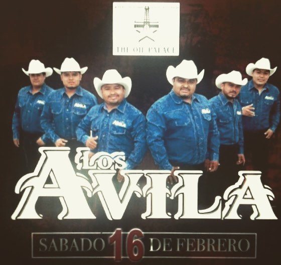 Los Avila coming to Oil Palace with special guest Conjunto Pena Blanca on Saturday, February 16, 2019. Tickets are $35 online only or $40 advance and $50 day of show. For VIP tables please call 903-707-0423 to reserve. Visit our website at www.OilPal