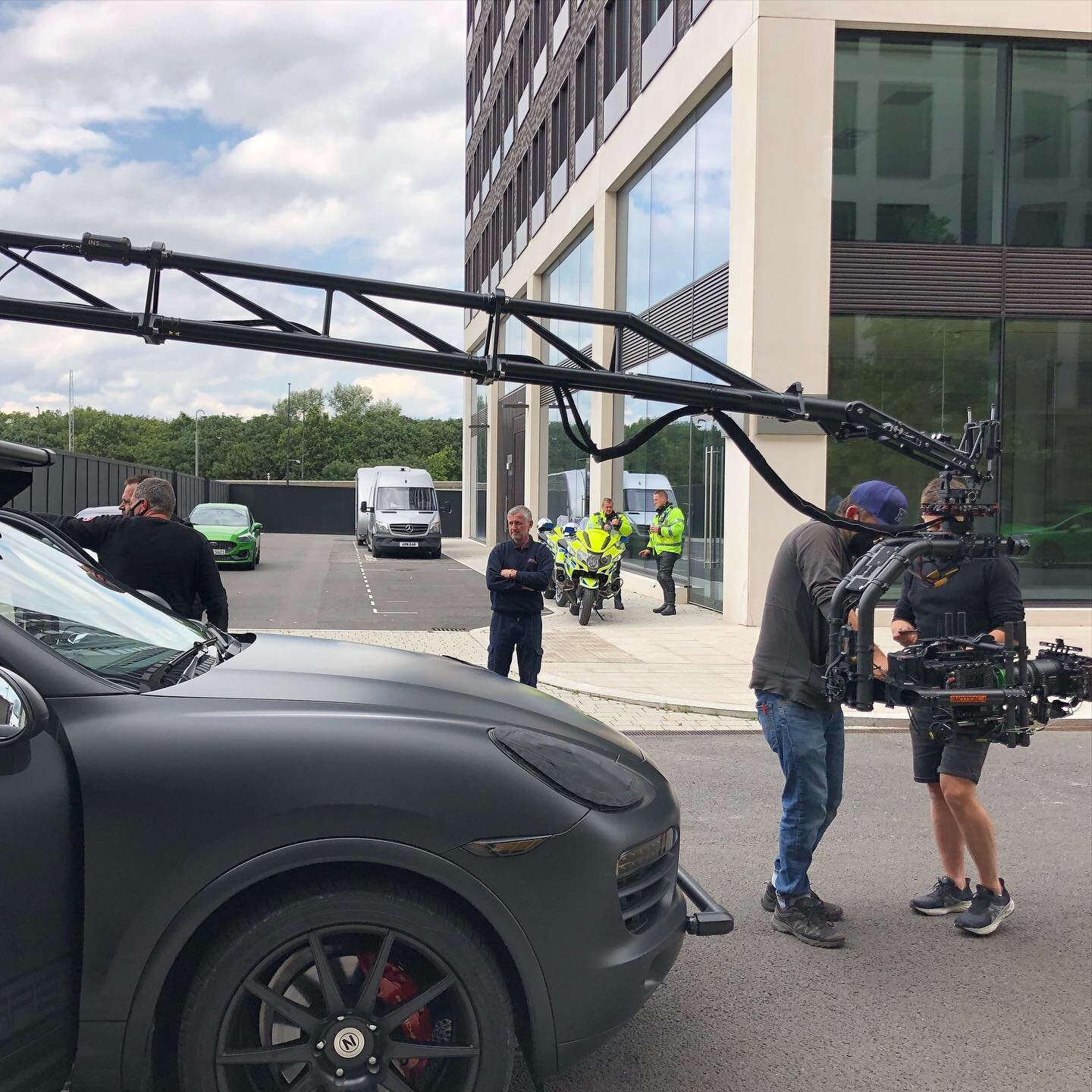 Last few car shoots this summer. #locationmanager #filming #photography #production