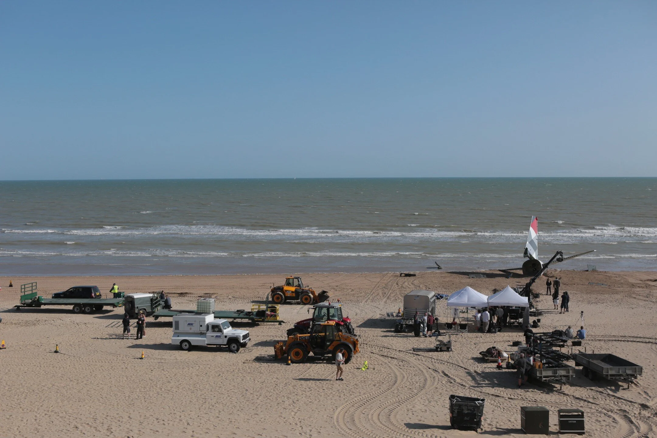 Throwback to a great shoot produced for Sky's The Tunnel by @rupertstyle. Locations by me. What fun getting the MotionControl onto the beach, as well as the 747 tail. Lots of conversations about where the tide would actually reach... Haha the good ol