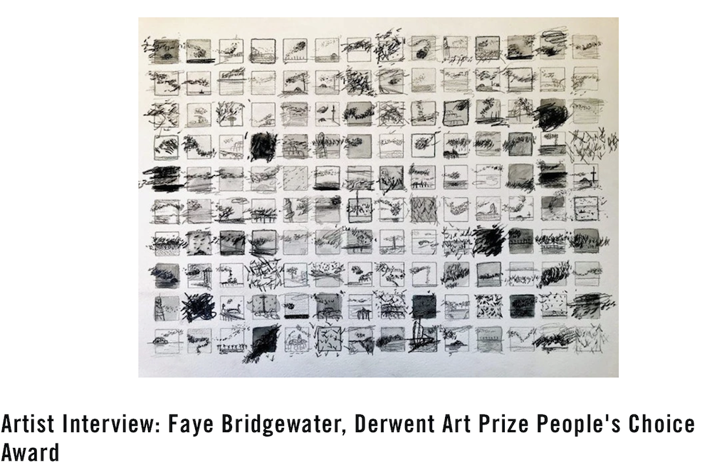 Faye Bridgwater's abstract landscape studies