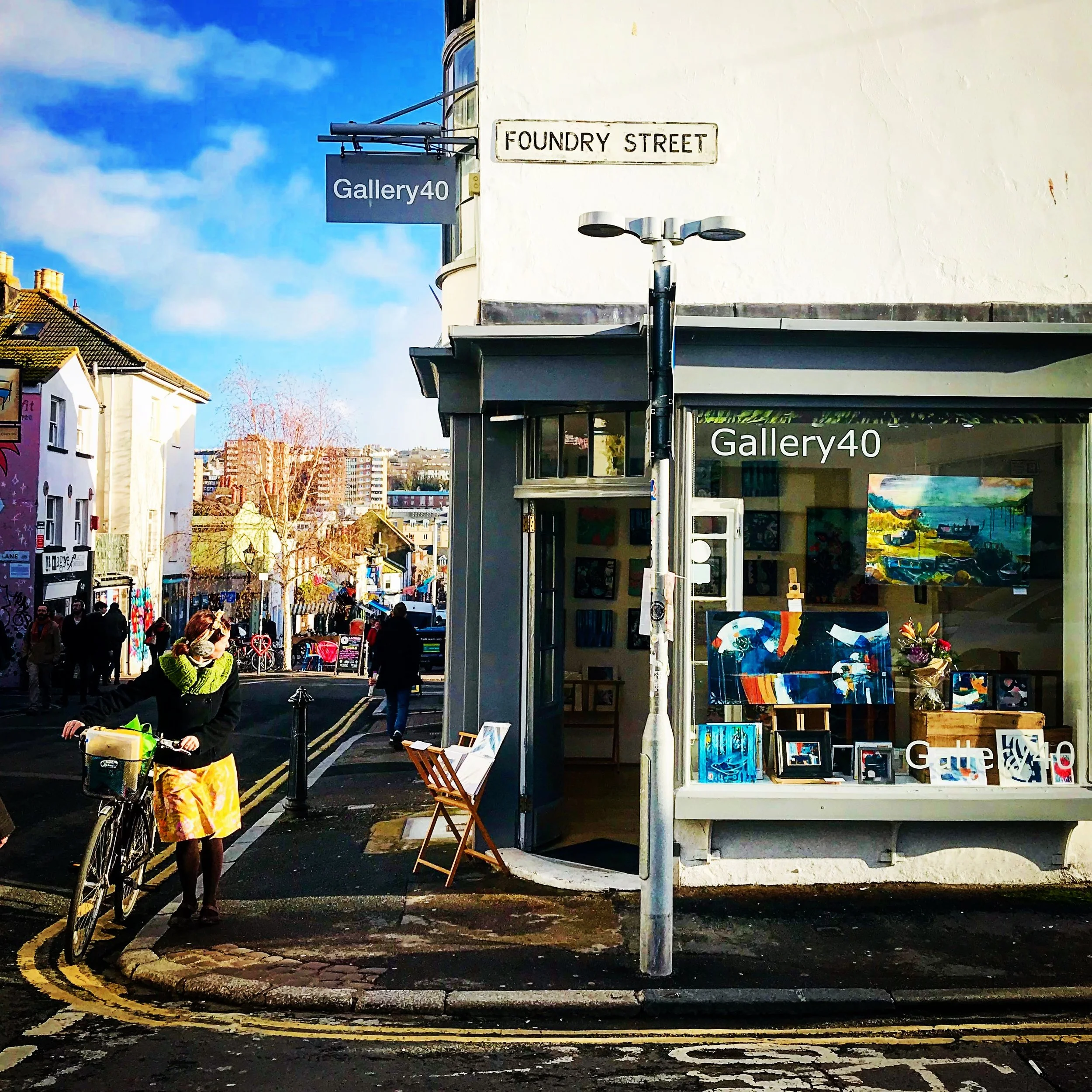 Gallery40 where Faye Bridgwater will exhibit her new collection for Artists Open Houses 2026 Winter Festival
