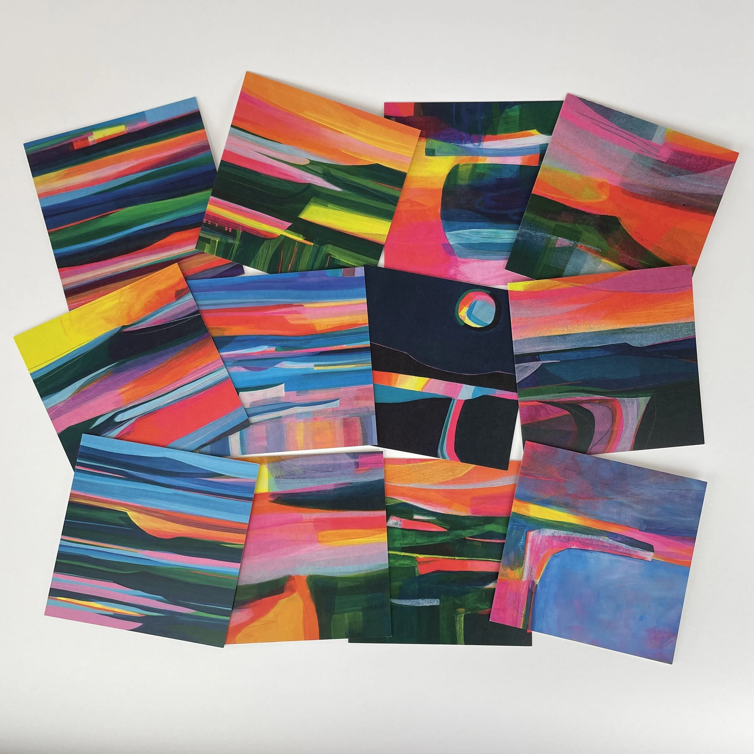 Faye Bridgwater - Pack of 12 Landscape Greetings Cards