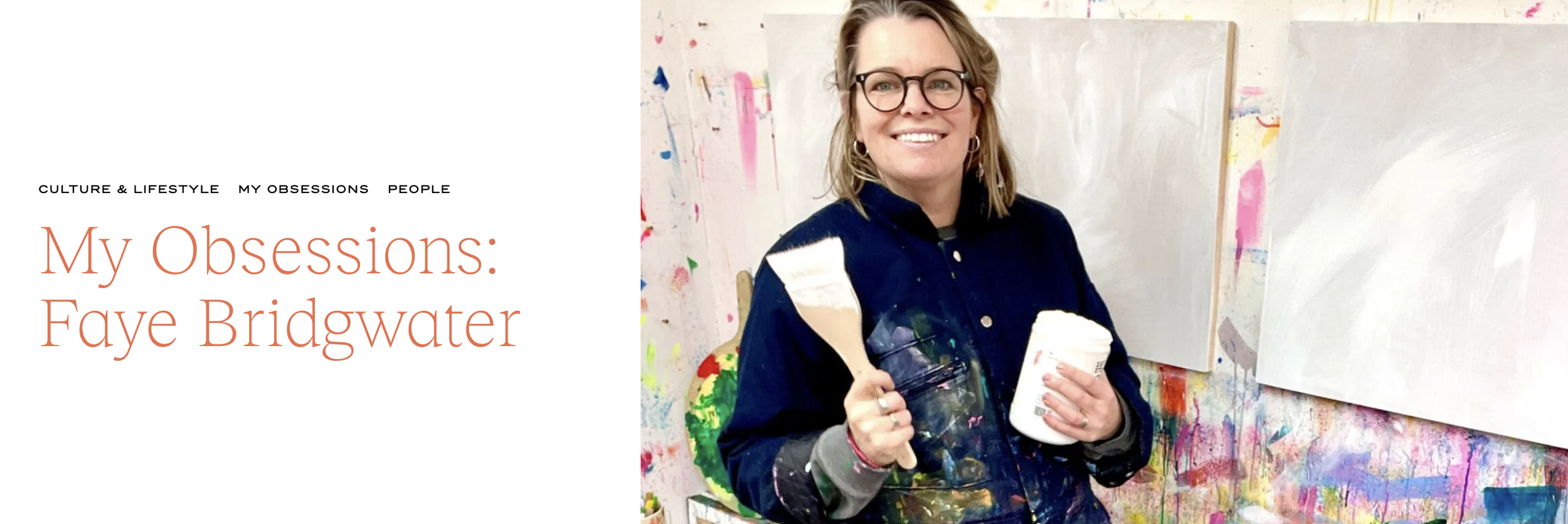 My Obsessions: Faye Bridgwater: Articles About My Paintings On Sloane Street