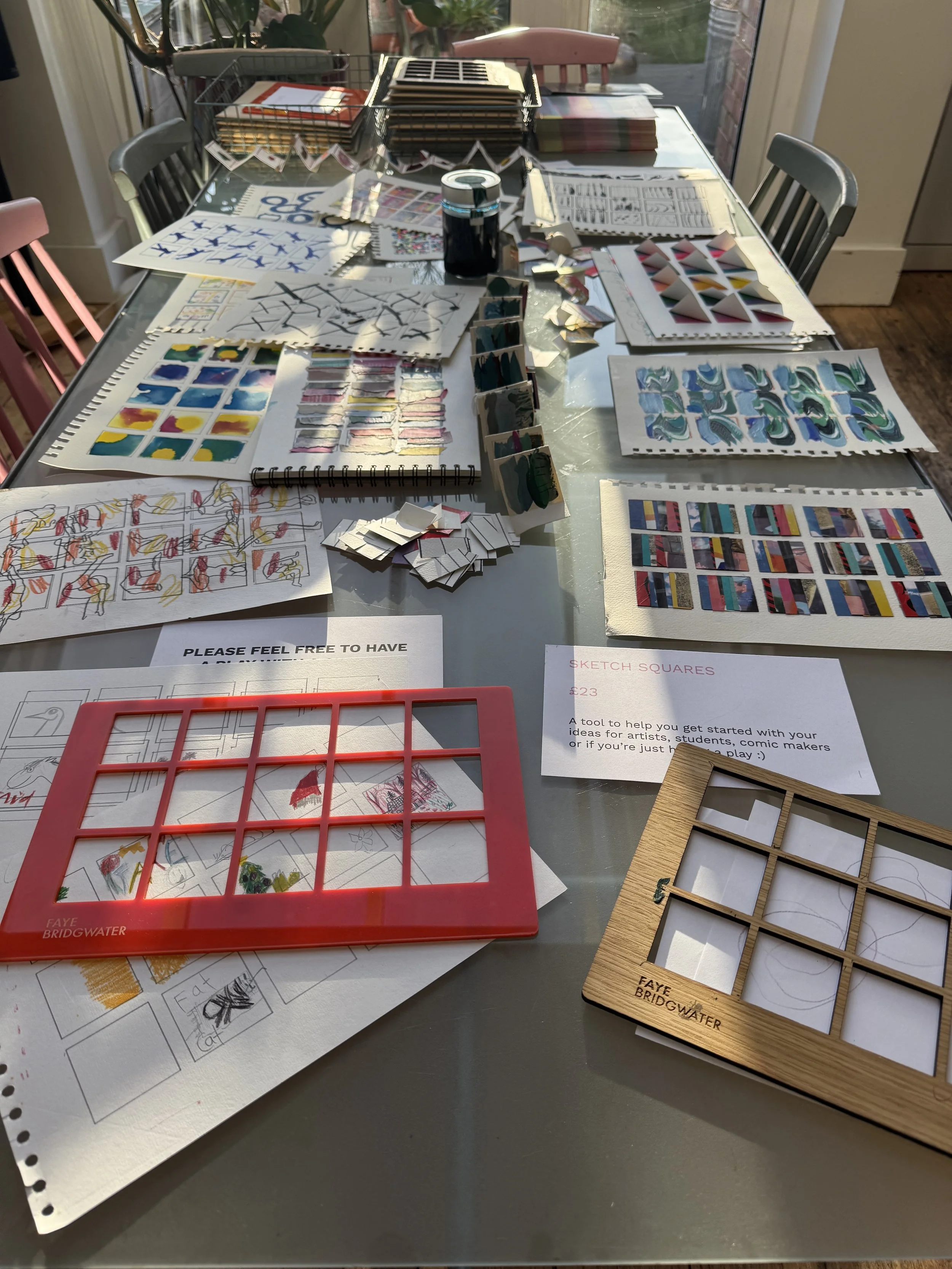 30 Art Prompts Using Sketch Squares - November Square 2025