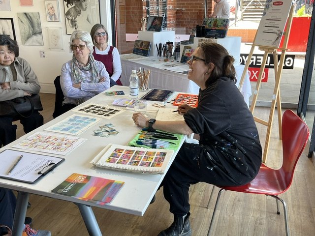 Art Demonstration with Faye Bridgwater