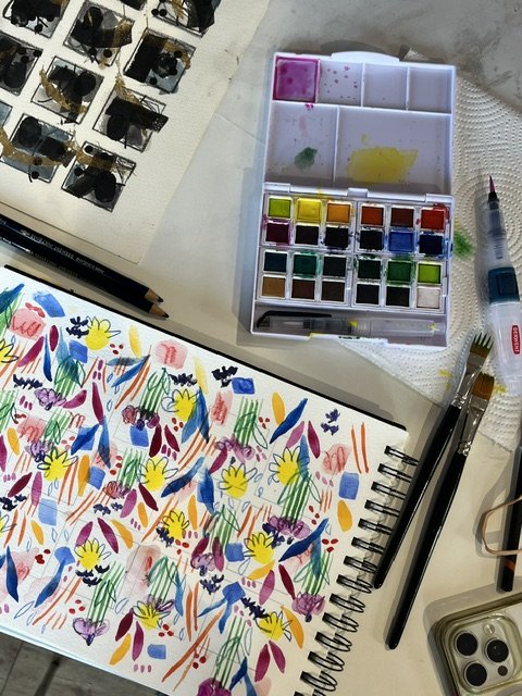 Art Demonstration at the Oxo Tower