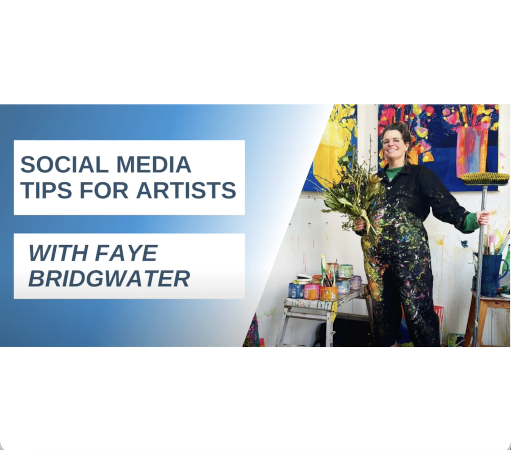 The Art Ladder - Social Media Tips For Artists - With Faye Bridgwater