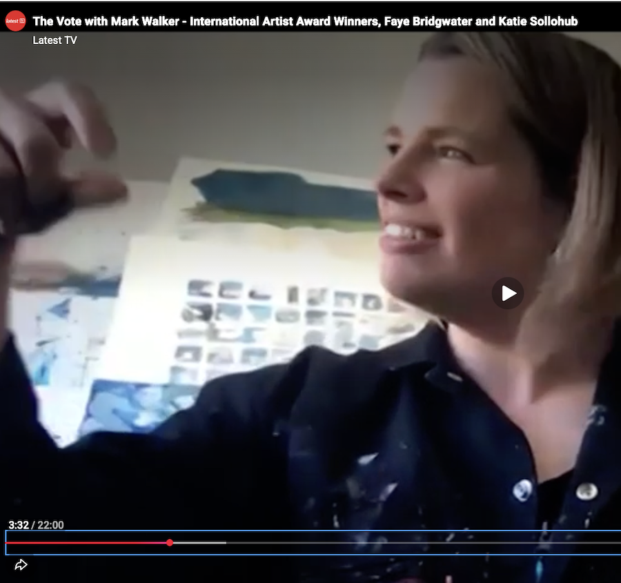 Faye Bridgwater, International Award Winning Artist appears on The Vote with Mark Walker