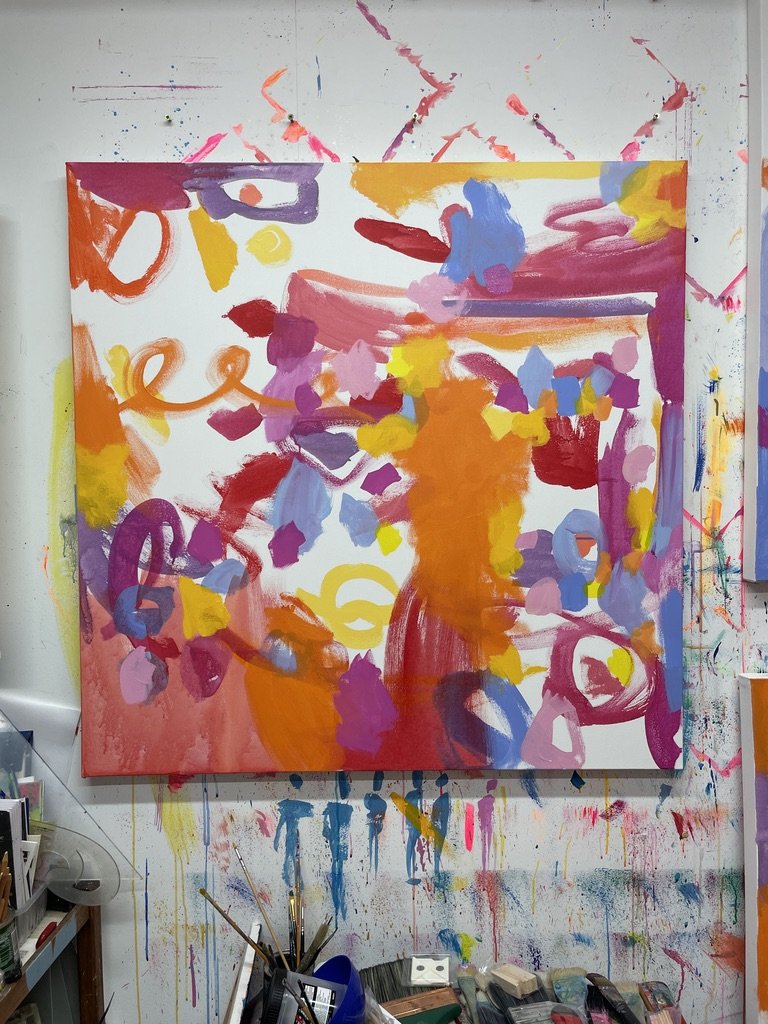 Faye Bridgwater's floral original paintings for the Saatchi Gallery