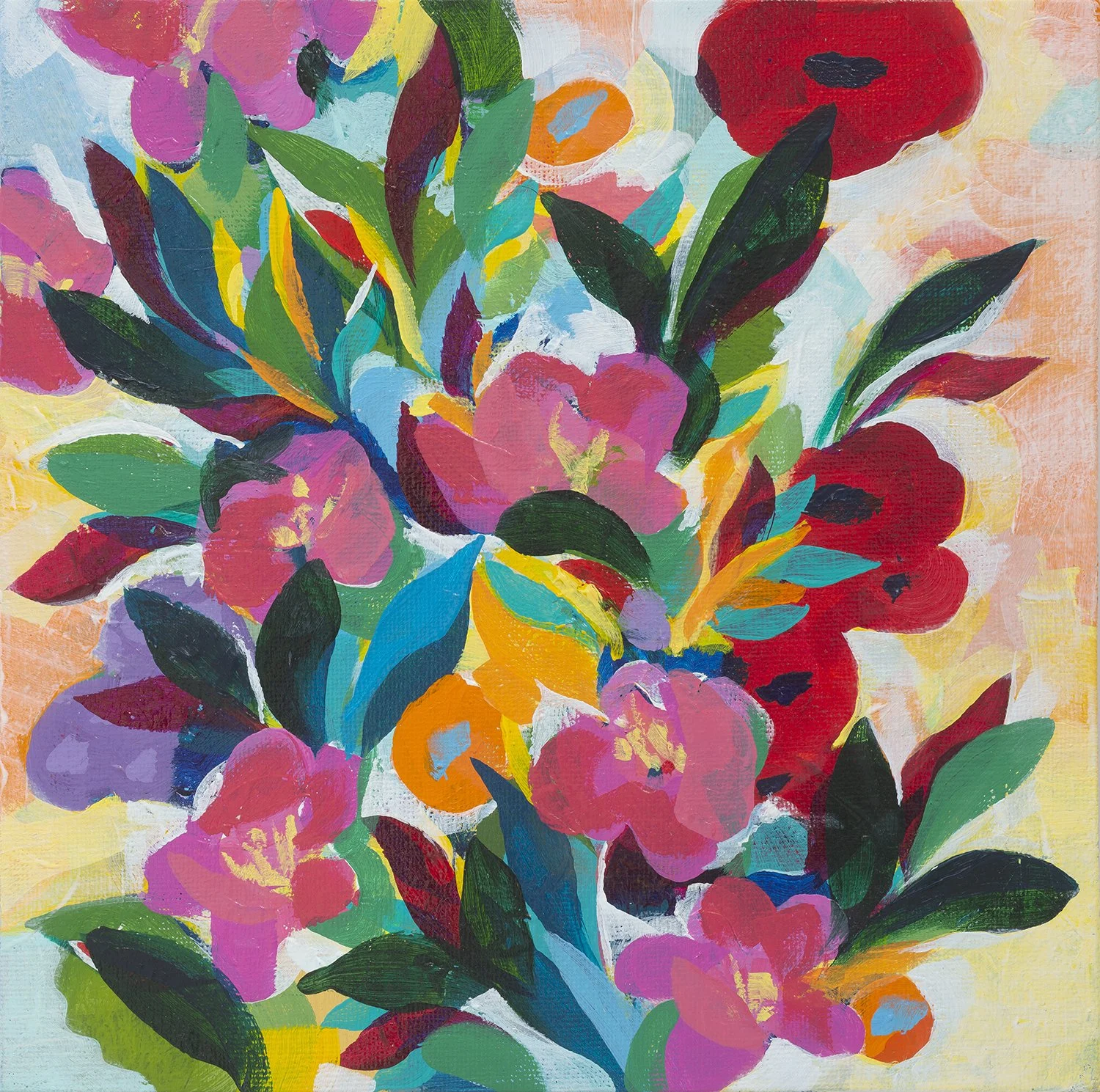 Just So - Original Floral Painting