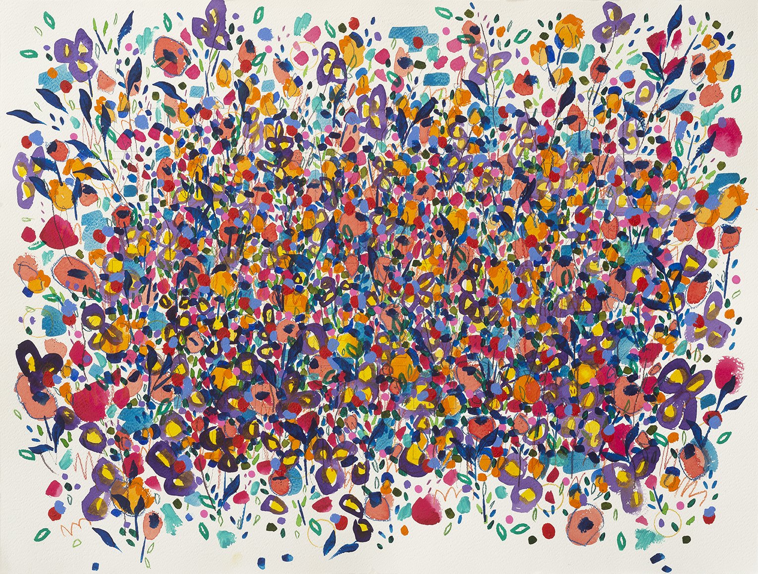 A Thousand Tiny Connections - Floral on Paper