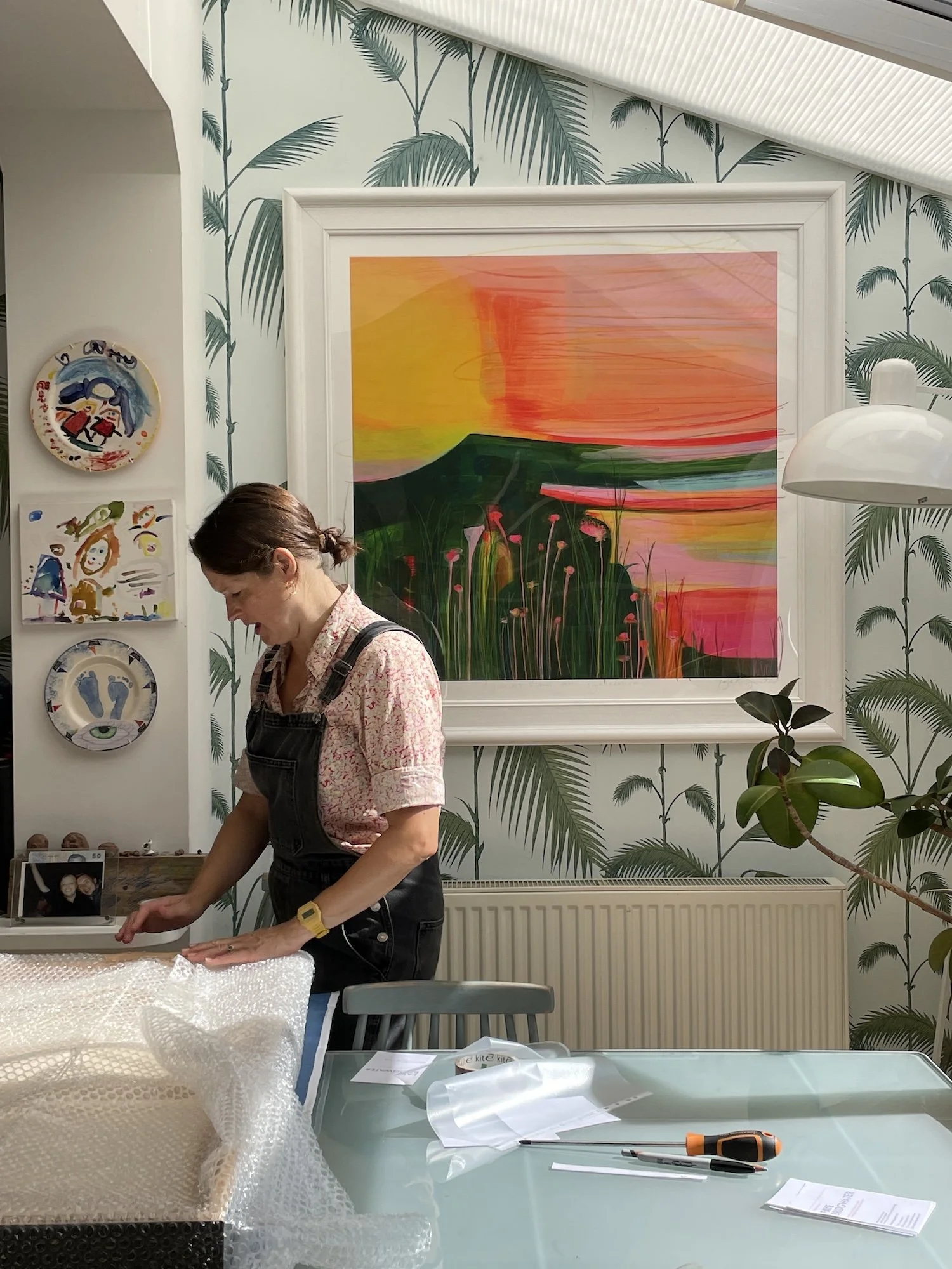 Glorious Views limited edition print by Faye Bridgwater, living room wall art