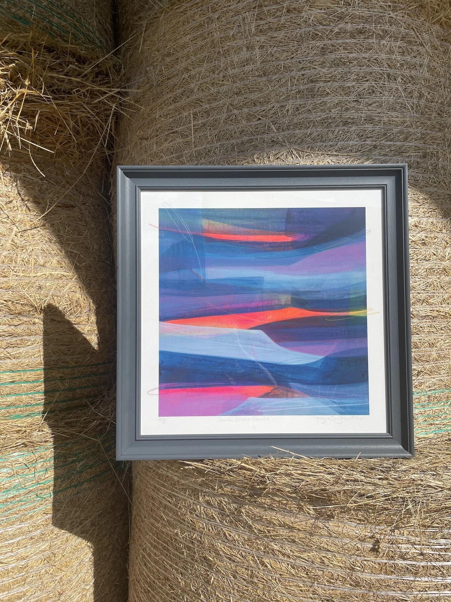 Smile Smile Smile limited edition print by Faye Bridgwater, perfect art gift