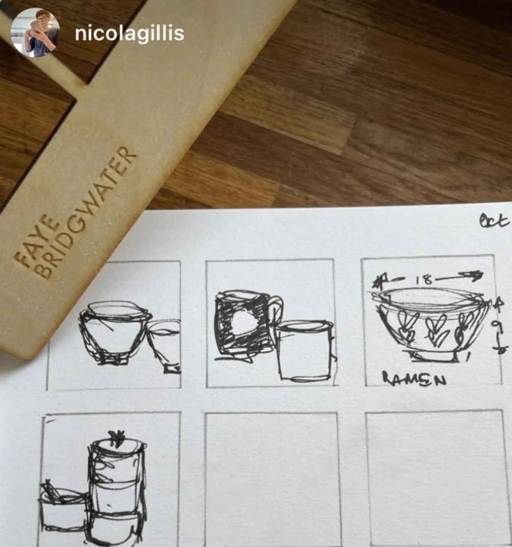 Sketch Squares art tool gift for artists and creatives to inspire drawing and ideas