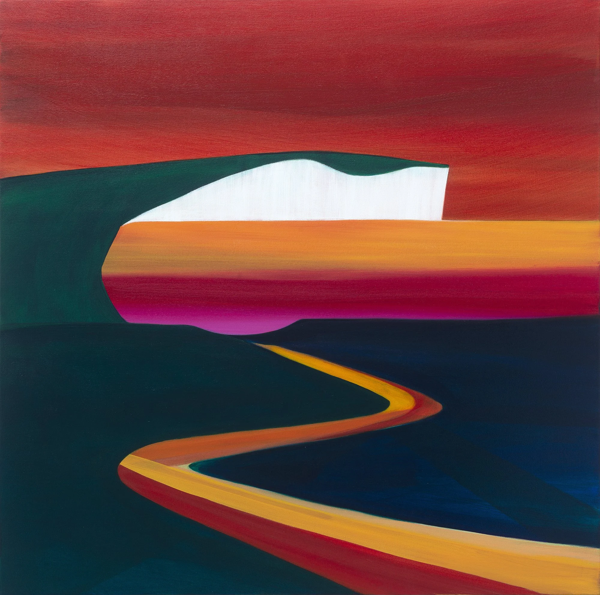 Large Original Landscape Painting - Stand Tall, Shine On