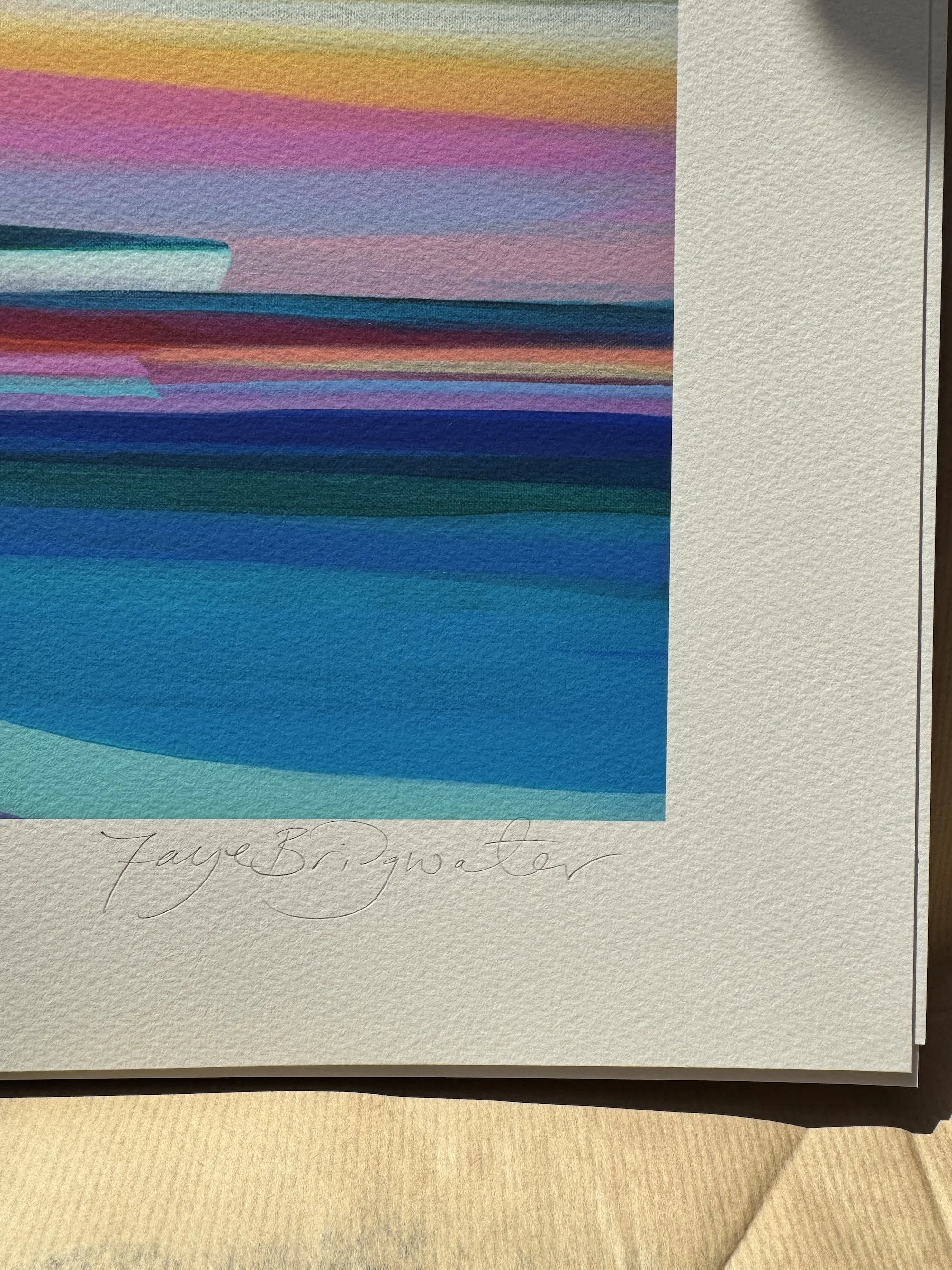 Stand Tall Together limited edition print by Faye Bridgwater, a perfect gift signed and numbered