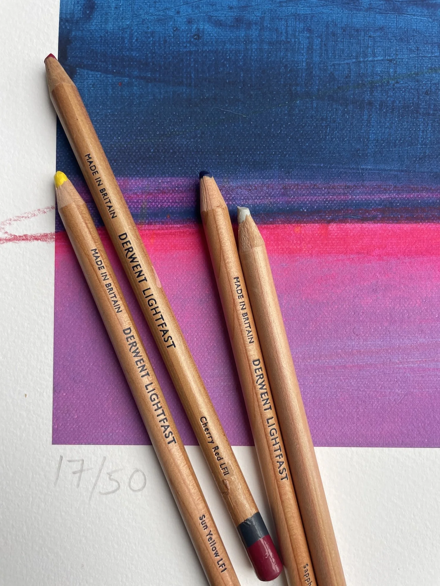 Smile Smile Smile limited edition print by Faye Bridgwater, bold colours bringing light to a living space