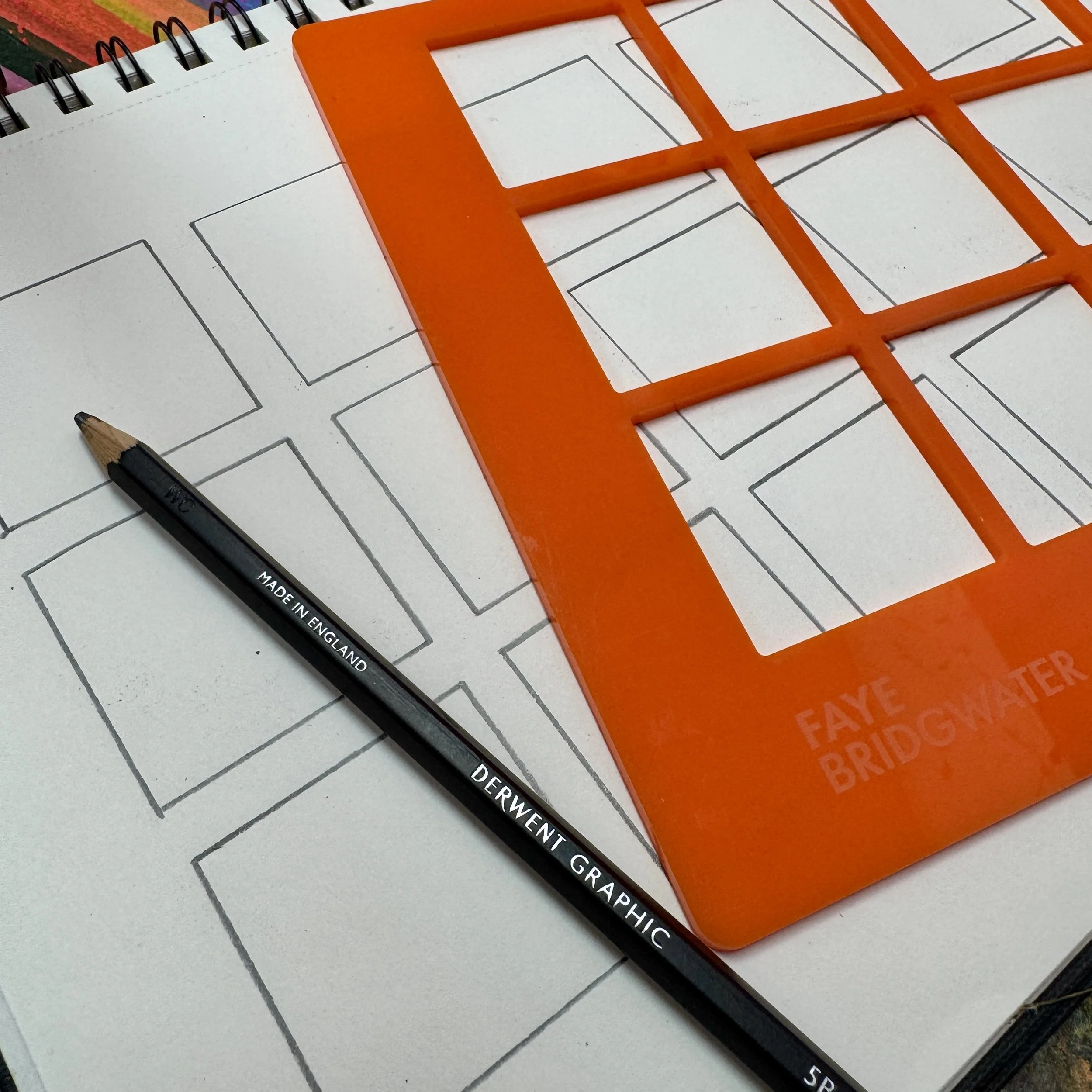 Sketch Squares artist tool designed to encourage creativity and daily drawing