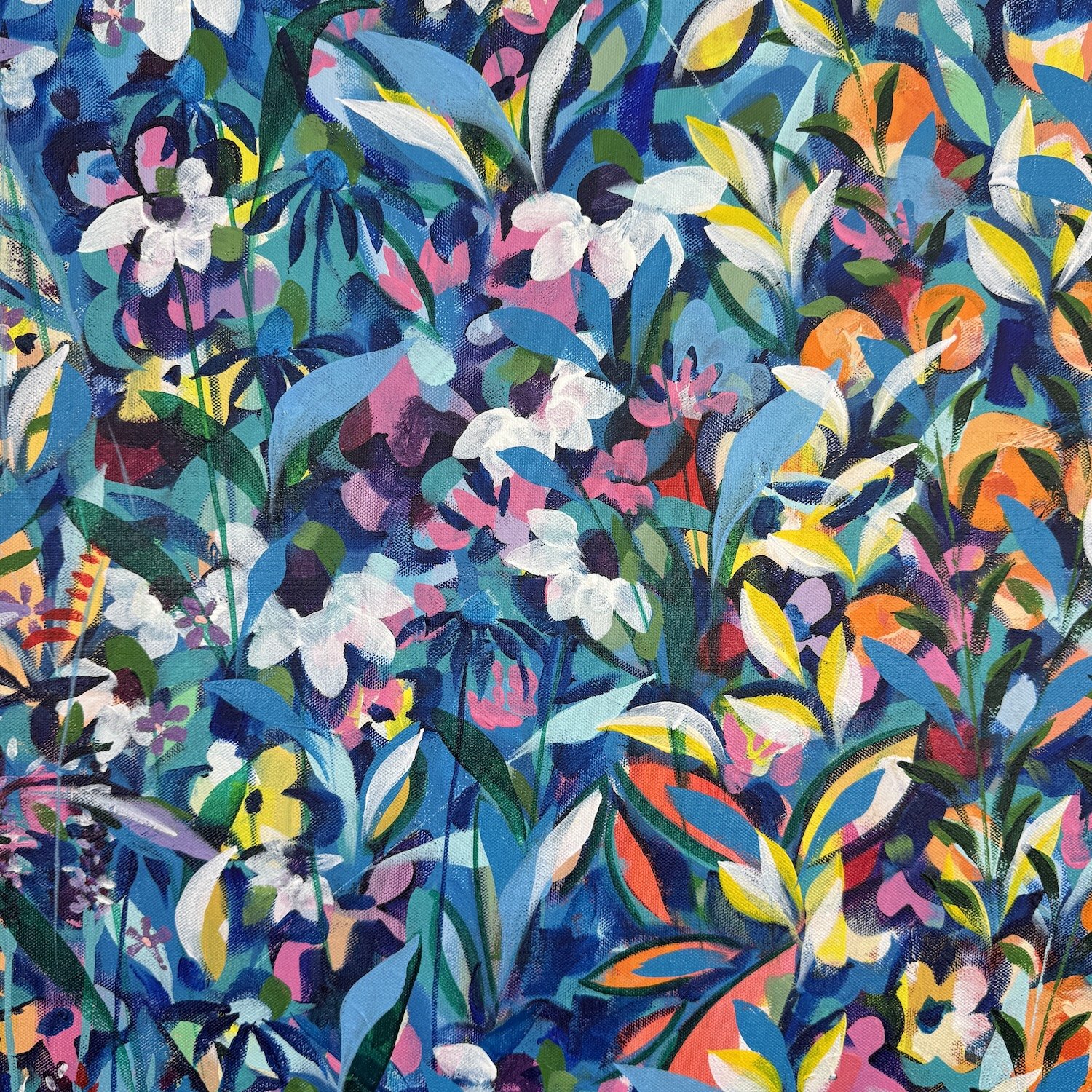Faye Bridgwater's floral paintings for the Saatchi Gallery