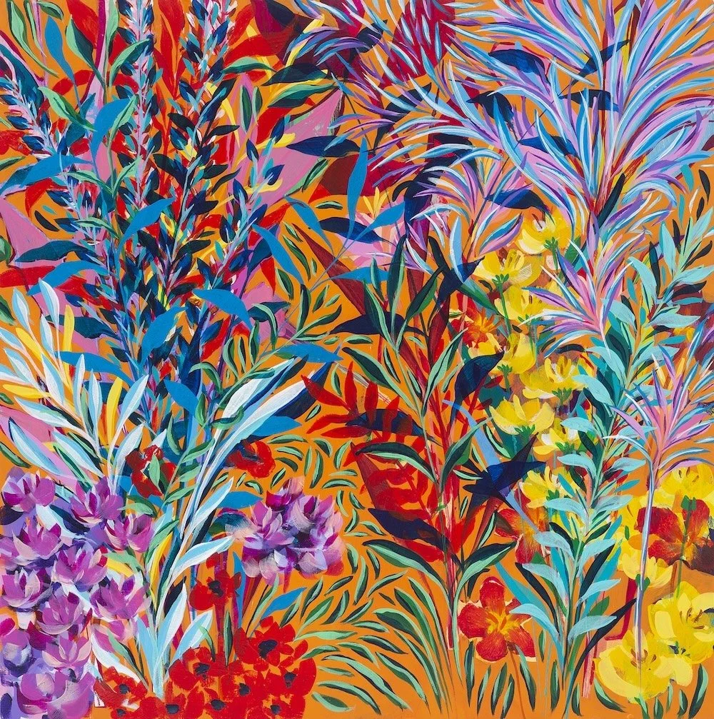 Floral wall art print by Faye Bridgwater