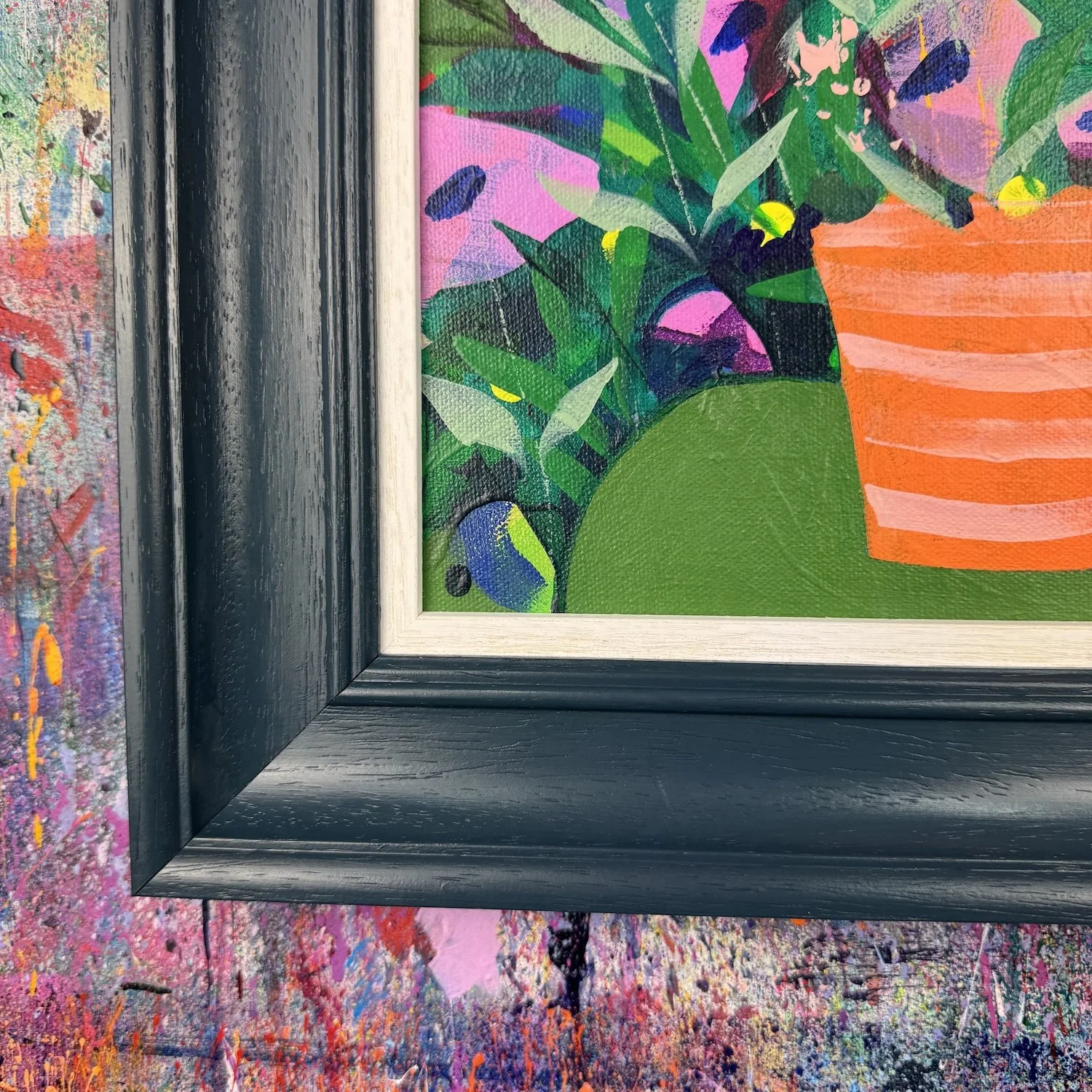 Original Floral Painting - Surprise!