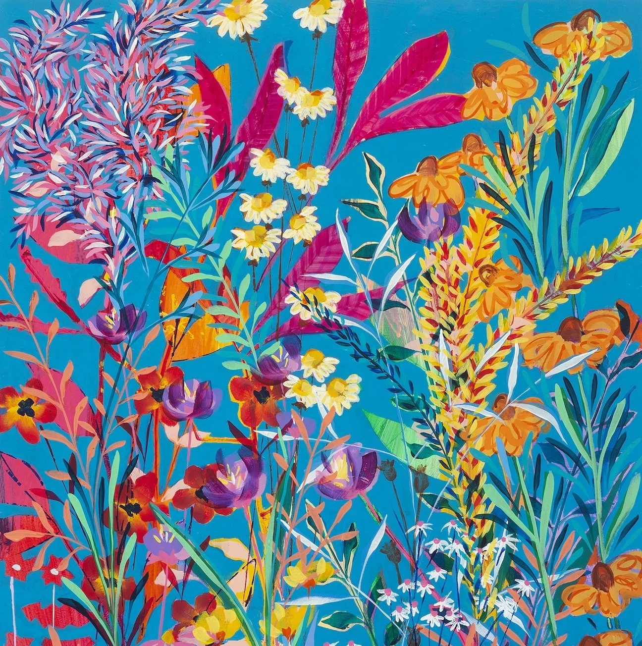 Faye Bridgwater - Cards - Riot Of The Flowerbed