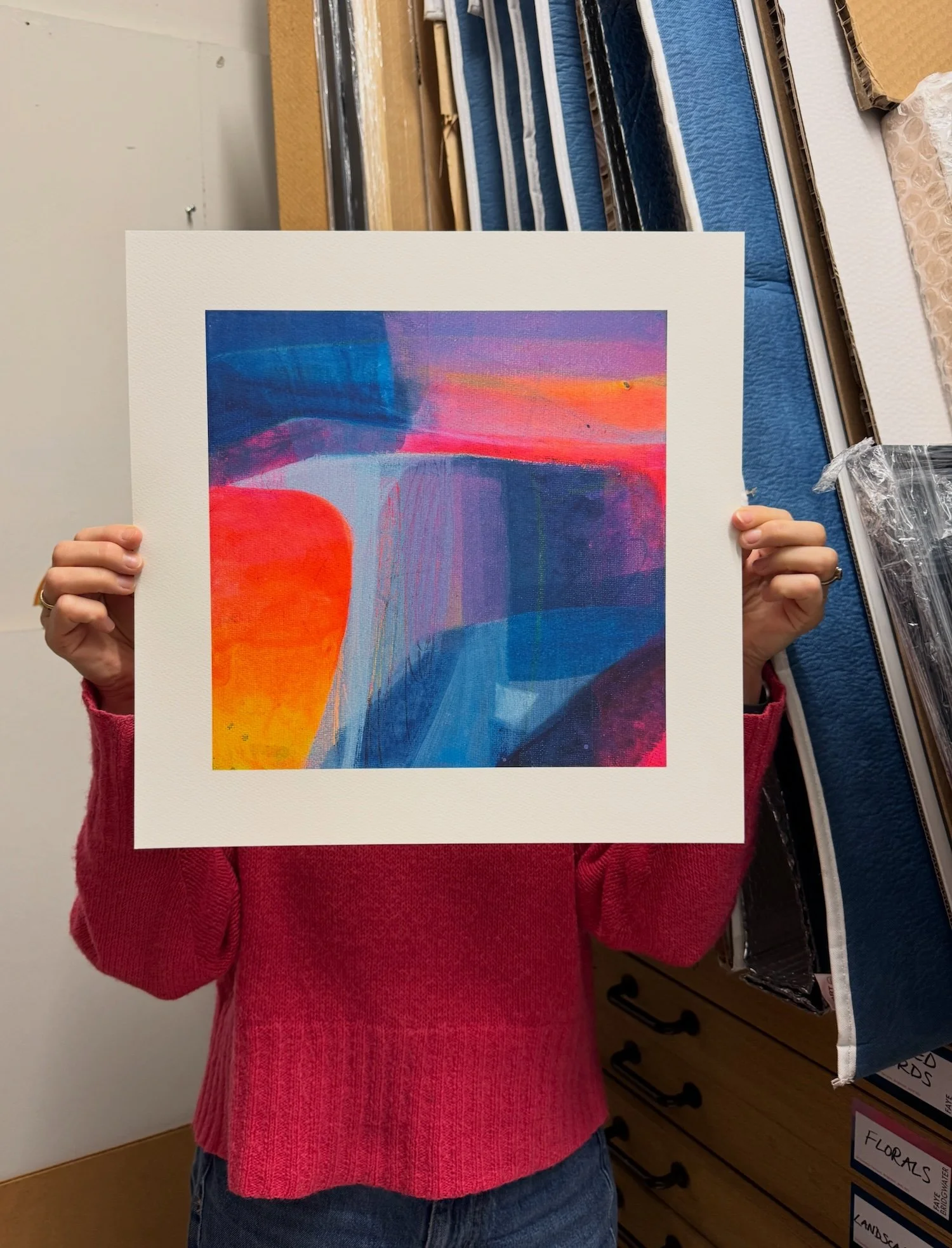 Everyday Blessings limited edition print by Faye Bridgwater, warming art for your home