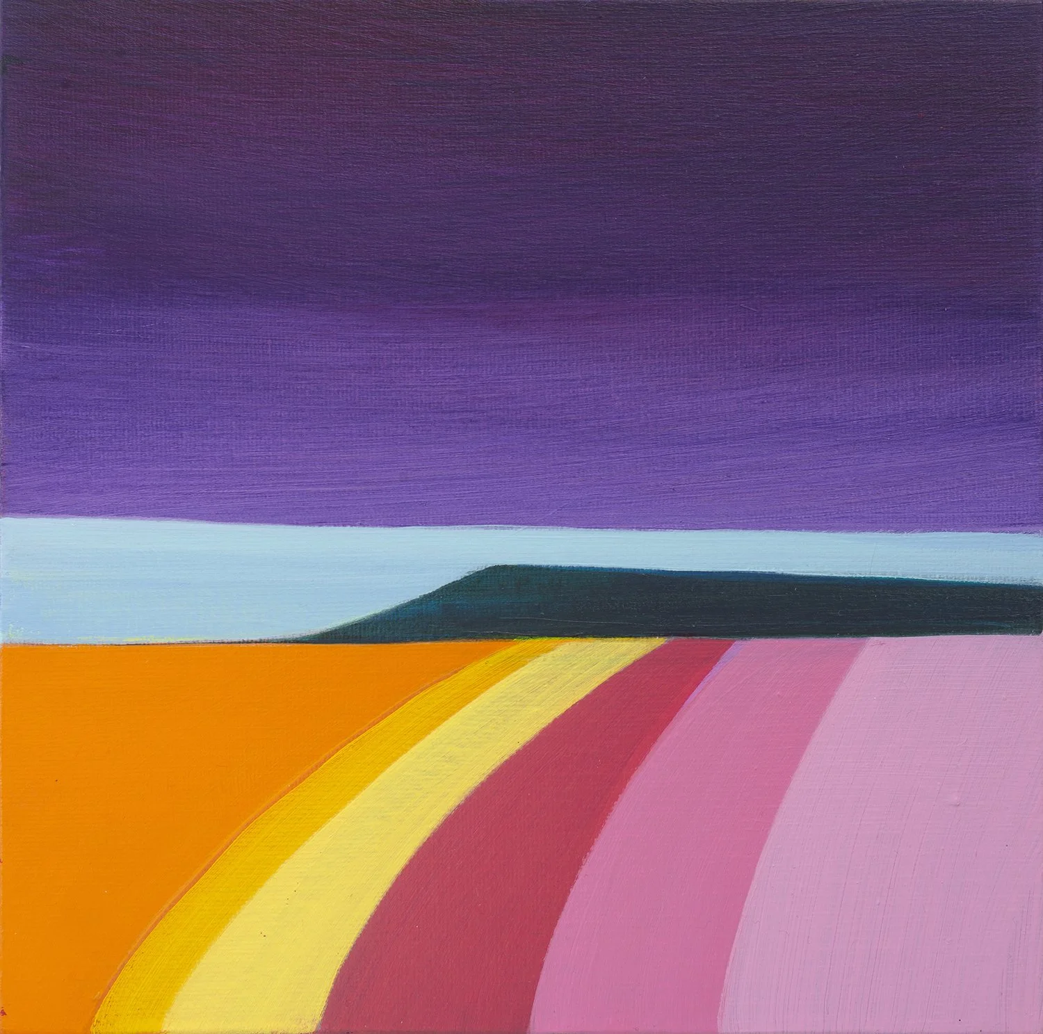 Original Landscape Painting - Onward (32 x 32cm)