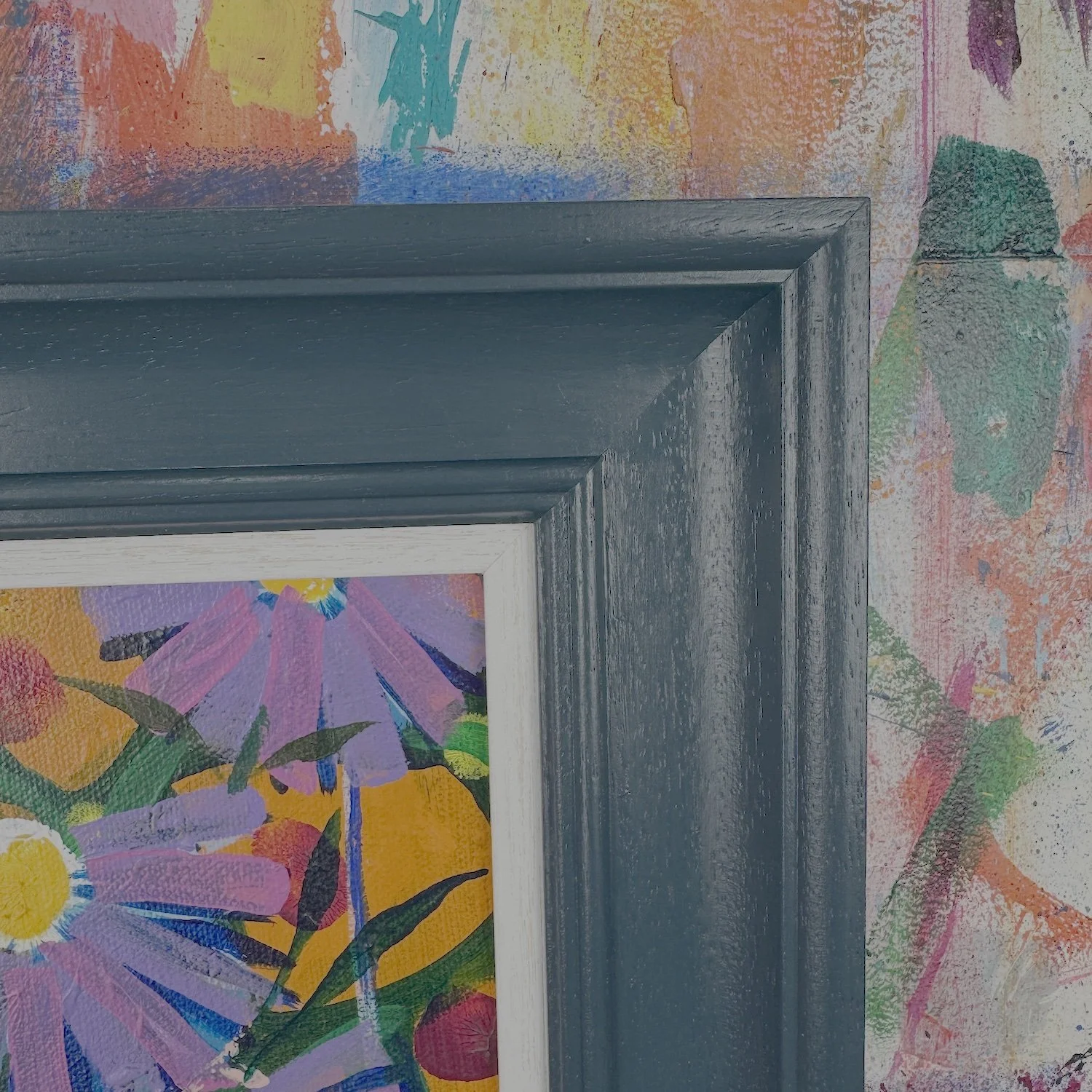 Joyful, bright and uplifting floral wall art