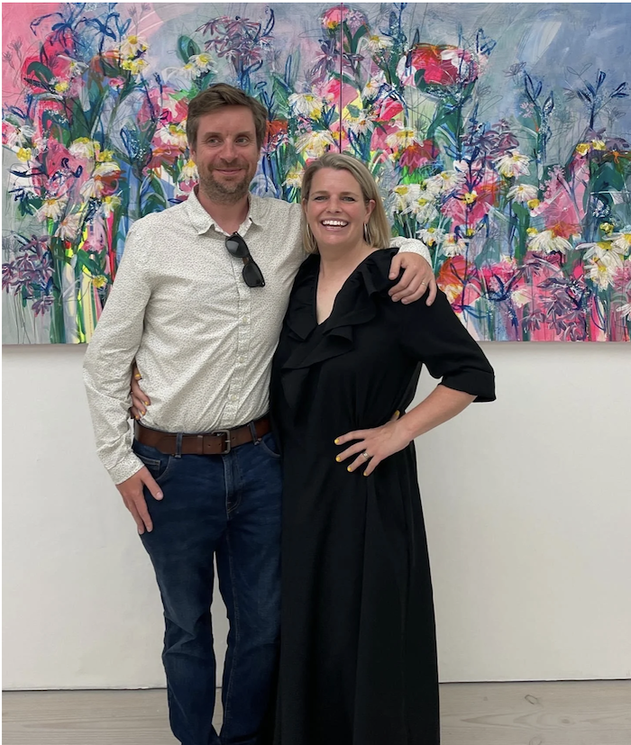 Faye Bridgwater's colourful florals at the Saatchi Gallery