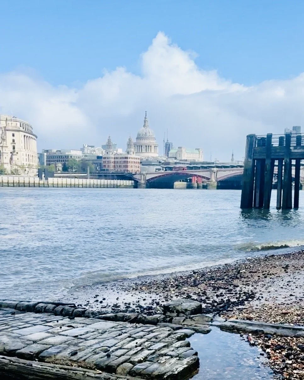 London Skyline before the Derwent Floral Demonstration with Faye Bridgwater