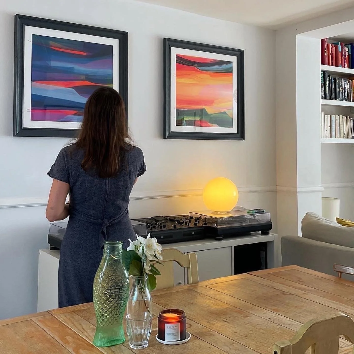 Fulfilment and Joy limited edition print by Faye Bridgwater, bringing character to a living room or kitchen