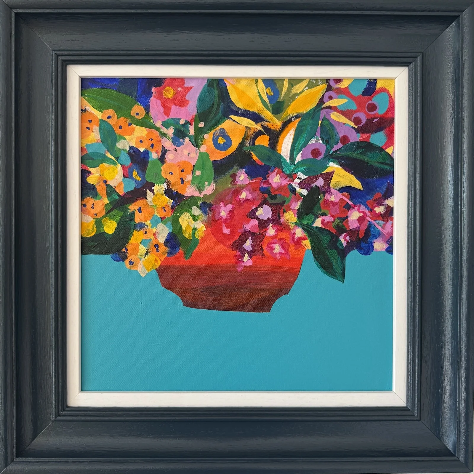 Original Floral Painting - Welcome Home