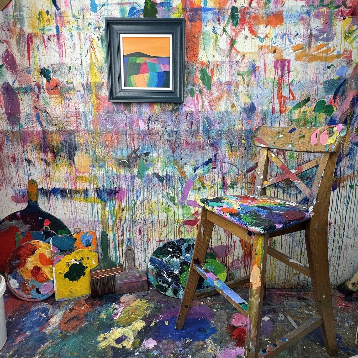 Faye Bridgwater's original painting, "More to Come". The perfect gift for a South Downs enthusiast