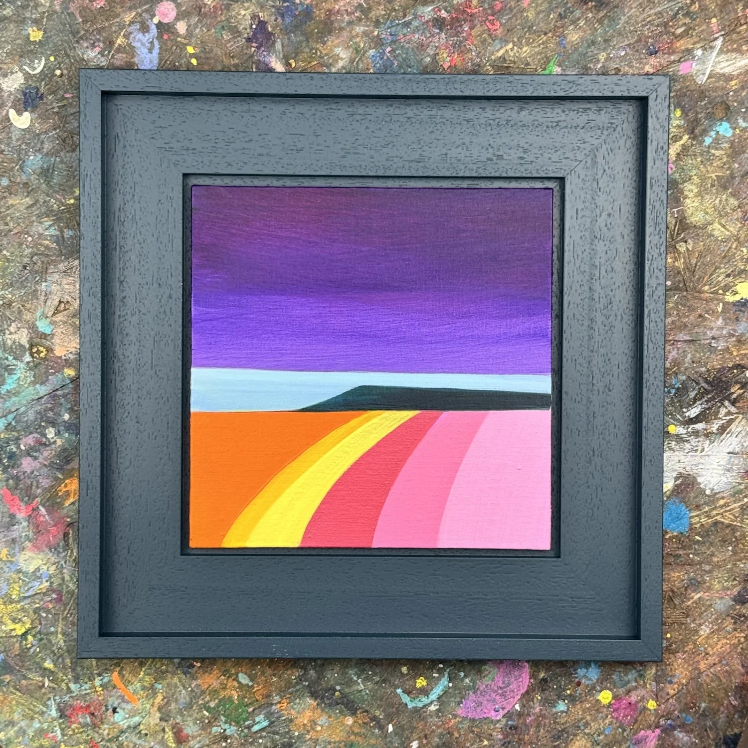 Small statement artwork to add depth to a modern interior