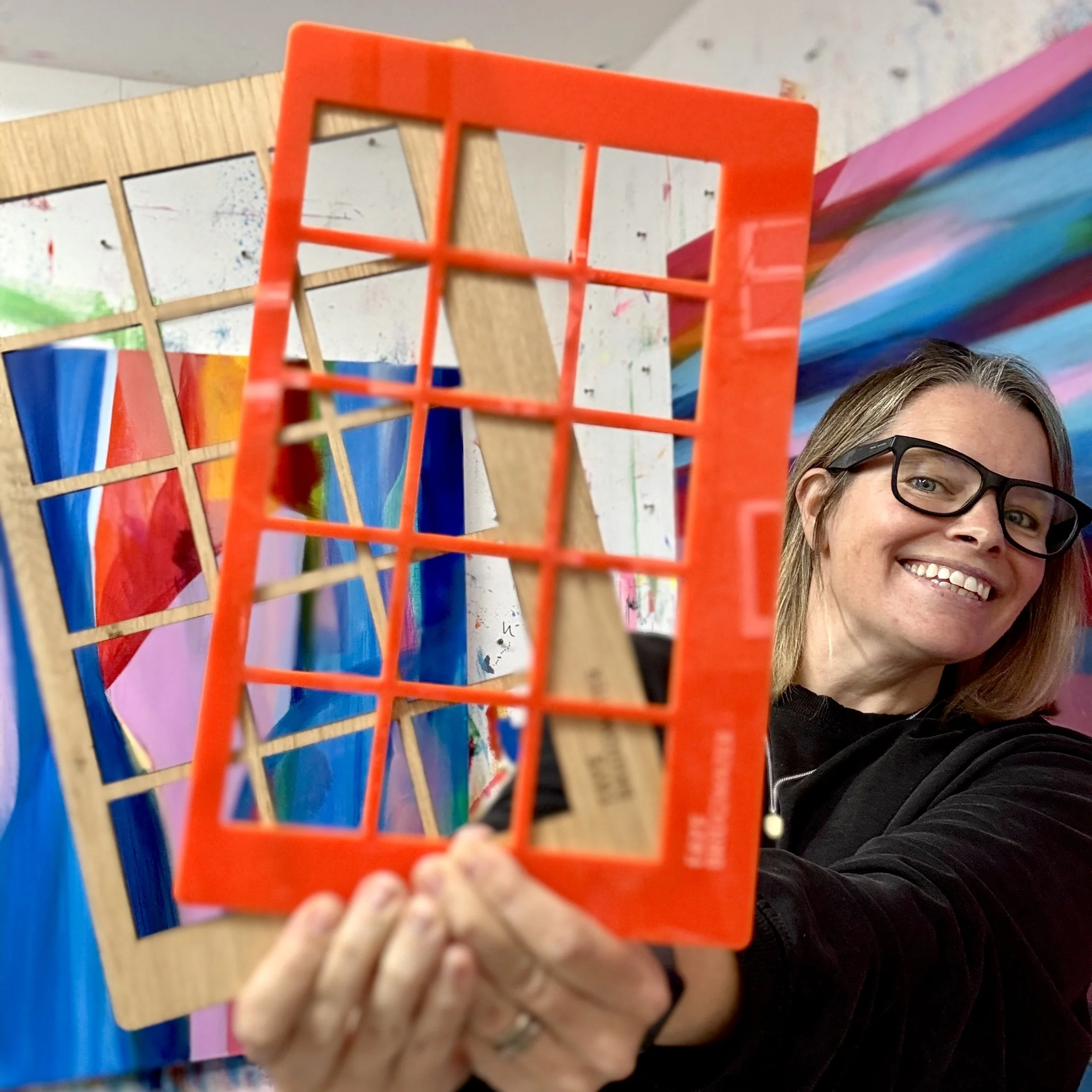 Faye Bridgwater's Sketch Squares. A tool to help artists create and have fun