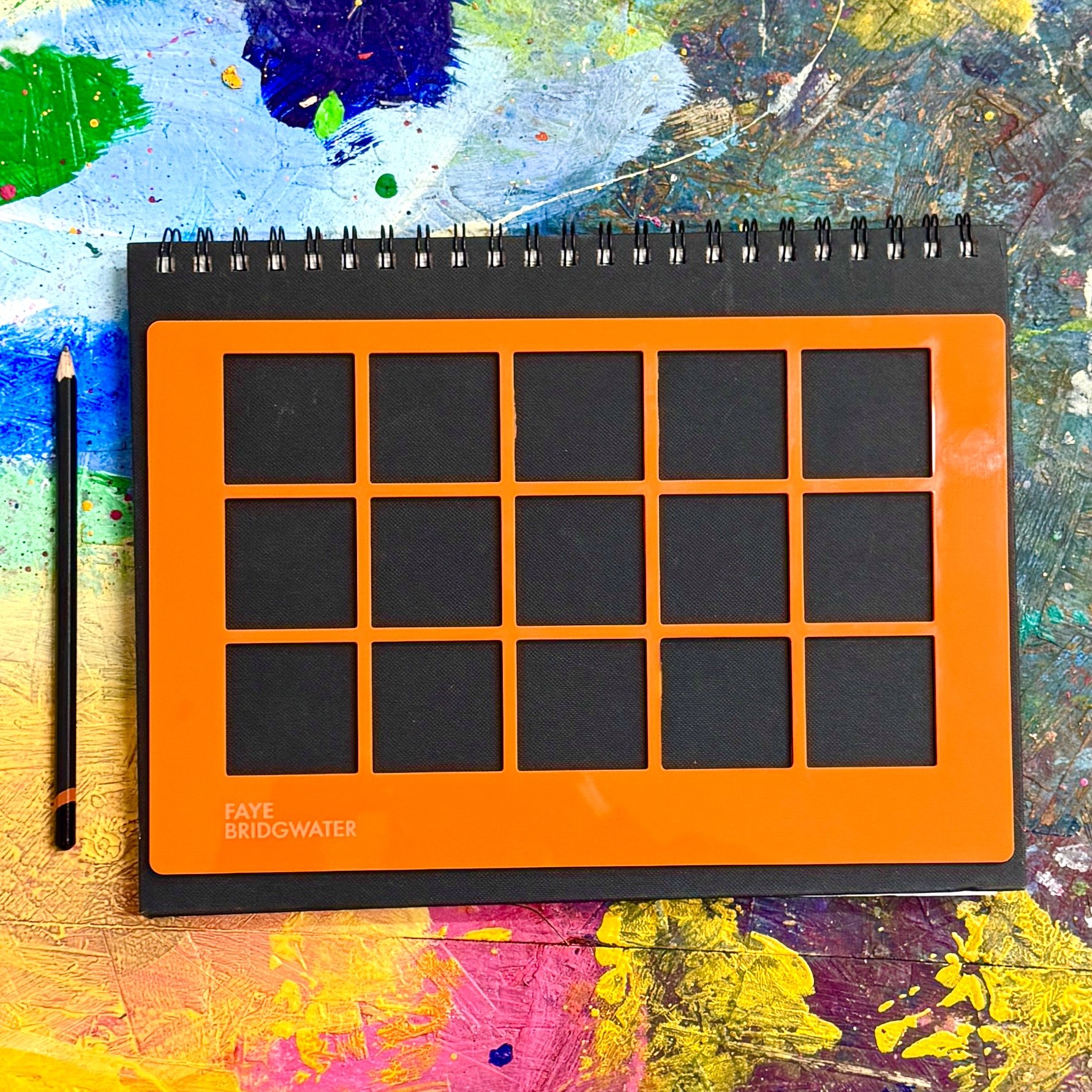 Sketch Squares art tool gift for artists and creatives to inspire drawing and ideas