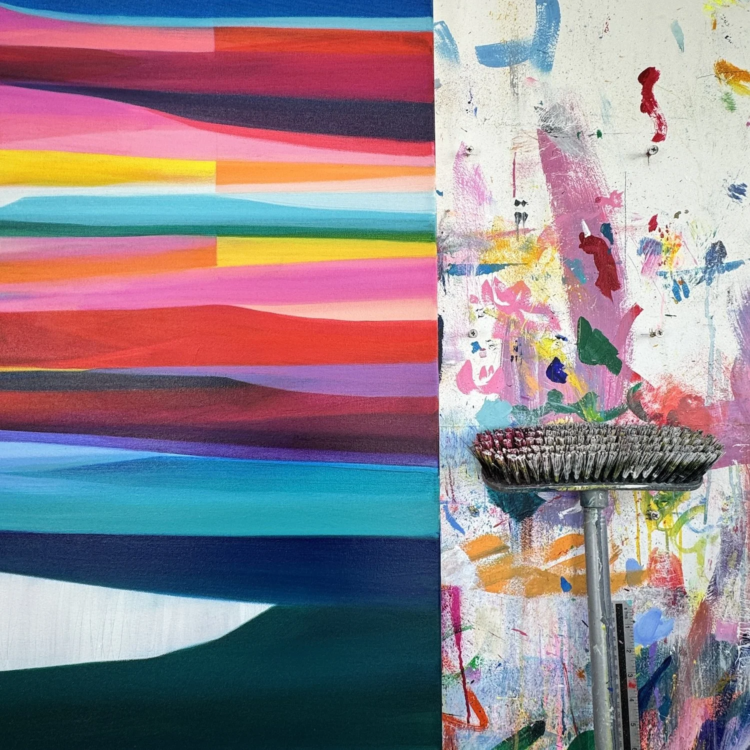Seascape by contemporary British artist Faye Bridgwater