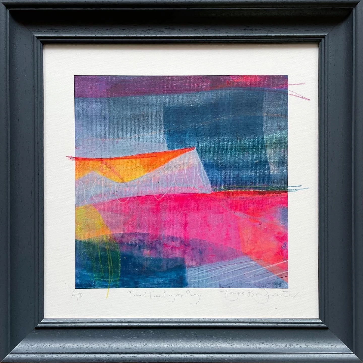 That Feeling of Play limited edition print by Faye Bridgwater, art that brings life to a living space