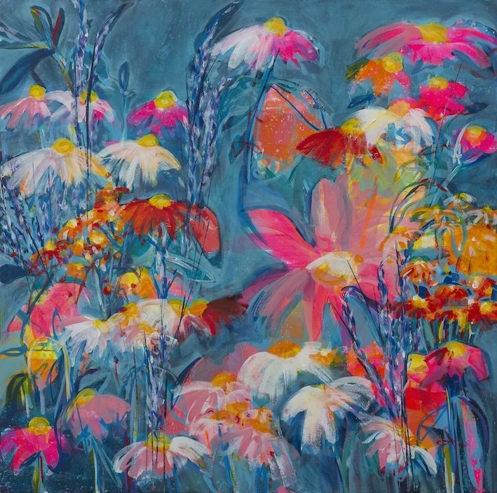 Floral art print by Faye Bridgwater