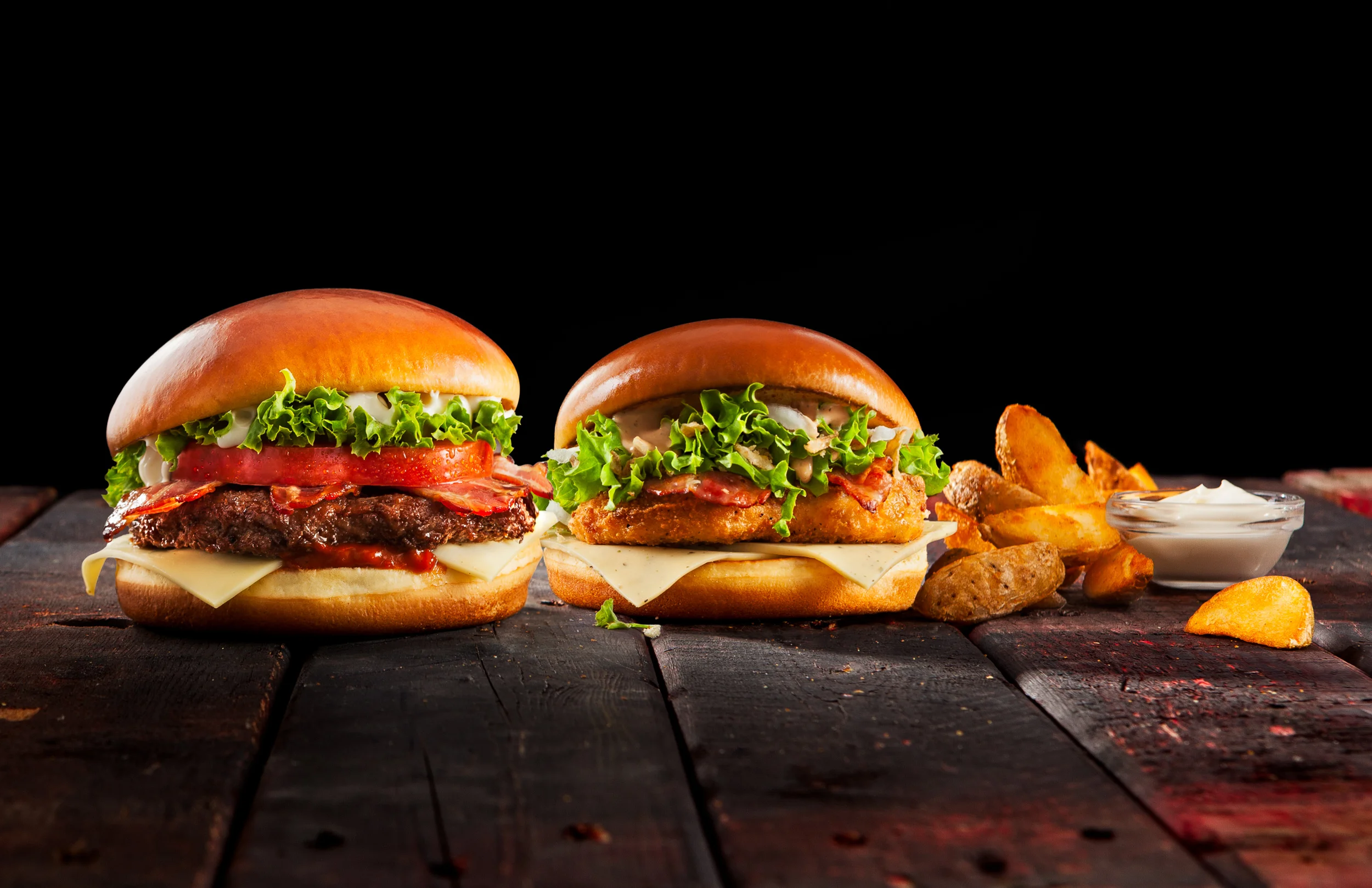 25th Anniversary Beef & Chicken Burger