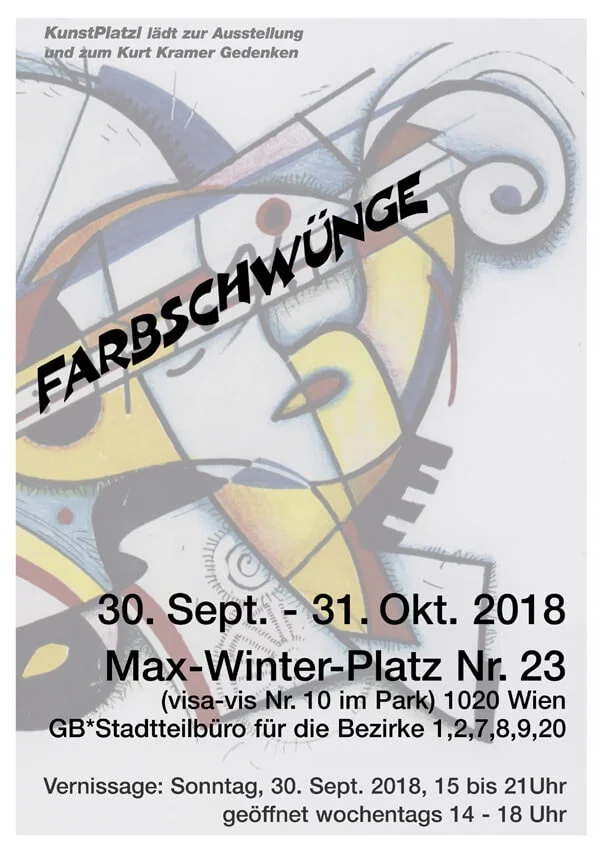 Kurt Kramer - Ausstellung 'Farbschwünge'