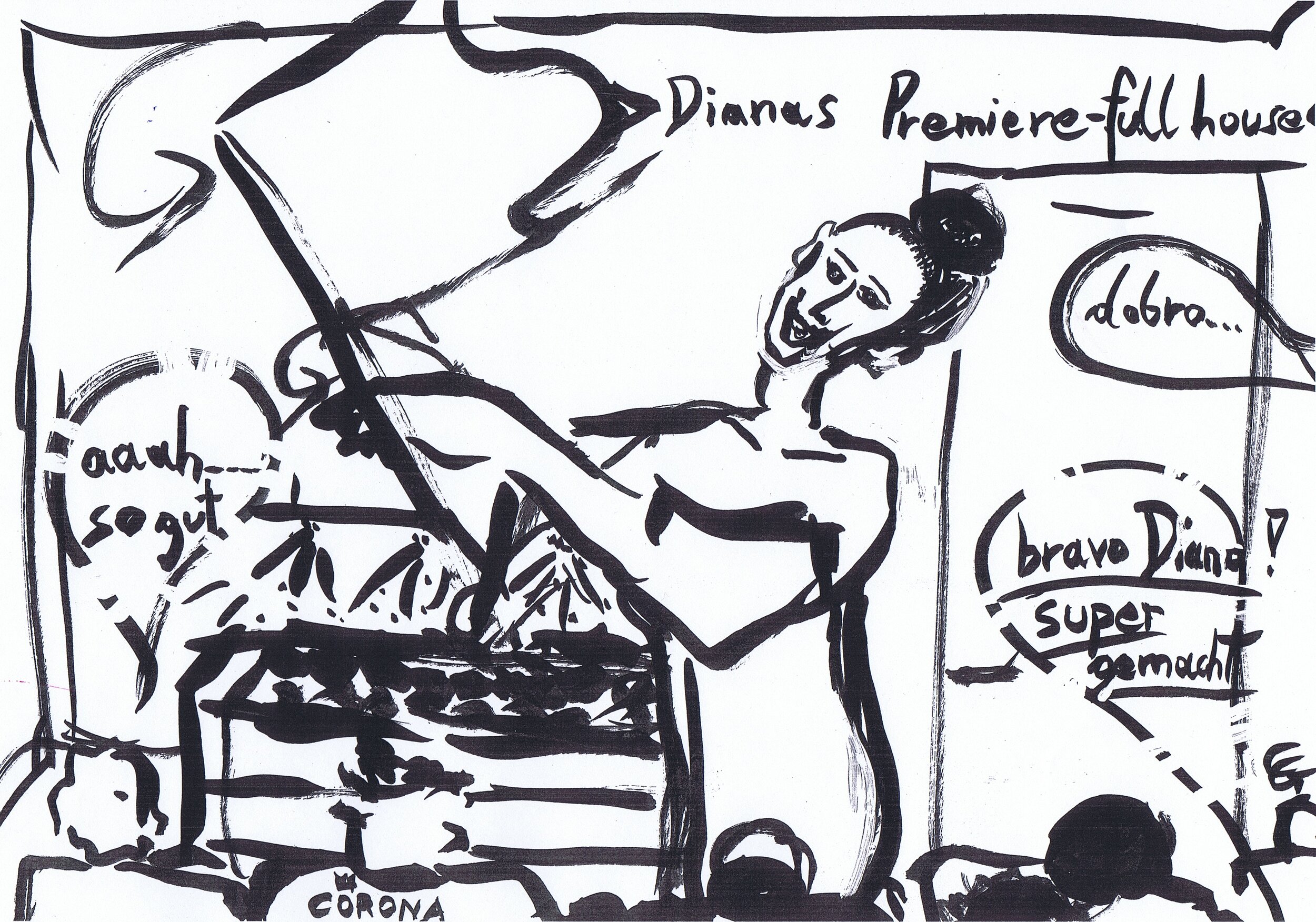 Diana´s Aufgusspremiere in der Brigittenauersauna-bravo Diana! ©Corona Gsteu