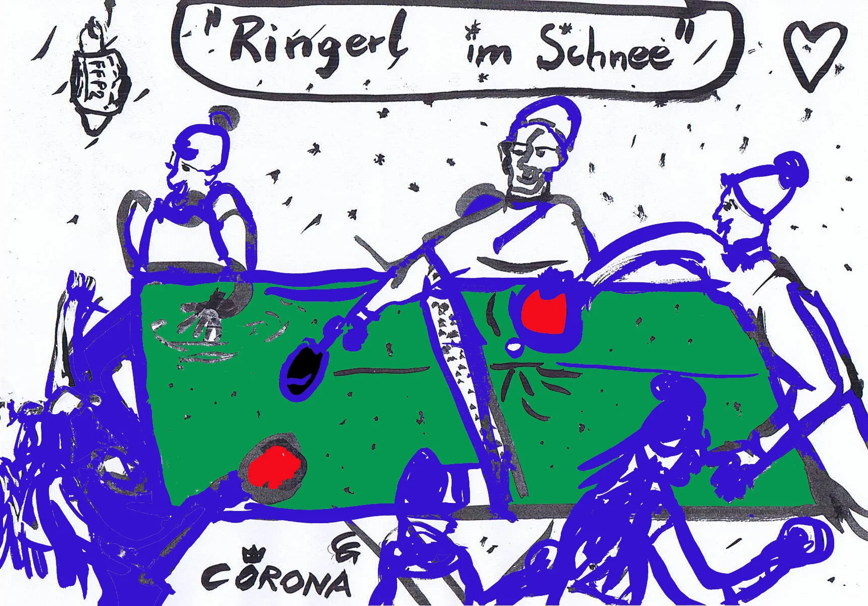 Ringerl im Schnee blu©Corona Gsteu