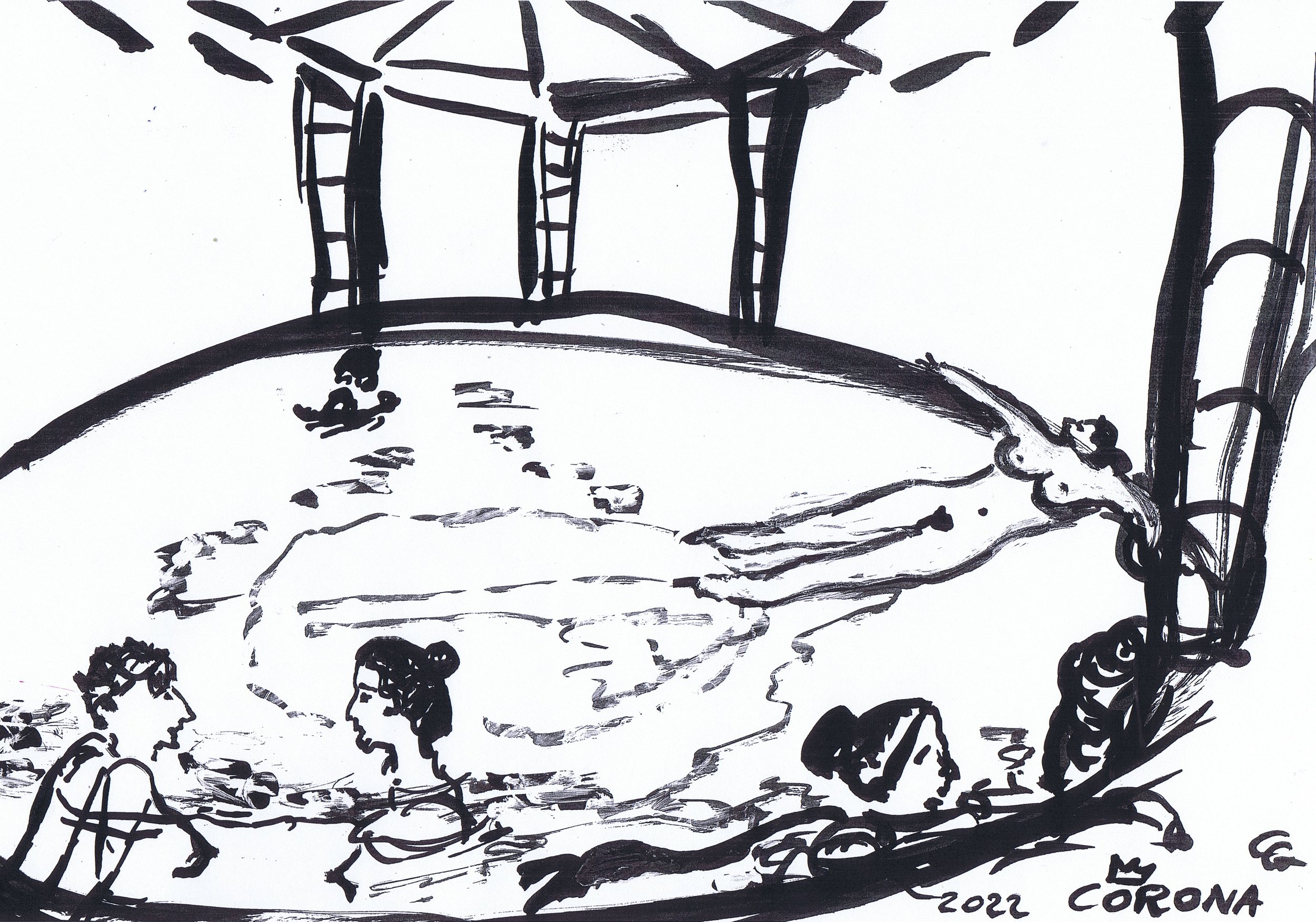 Warmwasserbecken im Saunabereich-Amalienbad ©Corona Gsteu