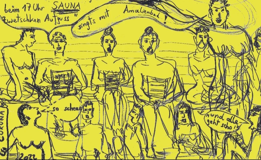 Singen in der Saunakammer Amalienbad ©Corona Gsteu 